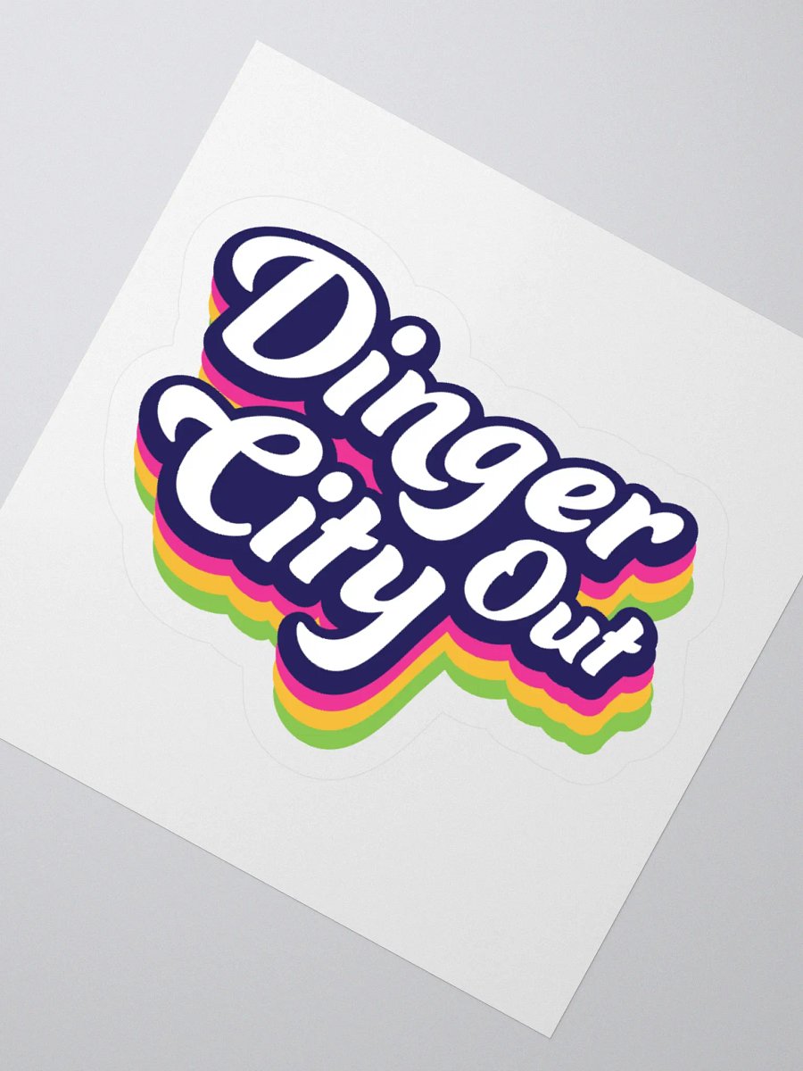Dinger City Out! Sticker product image (5)