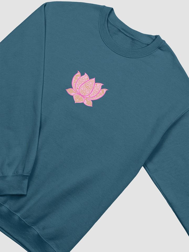 Golden Lotus Bloom Crewneck Sweatshirt product image (2)