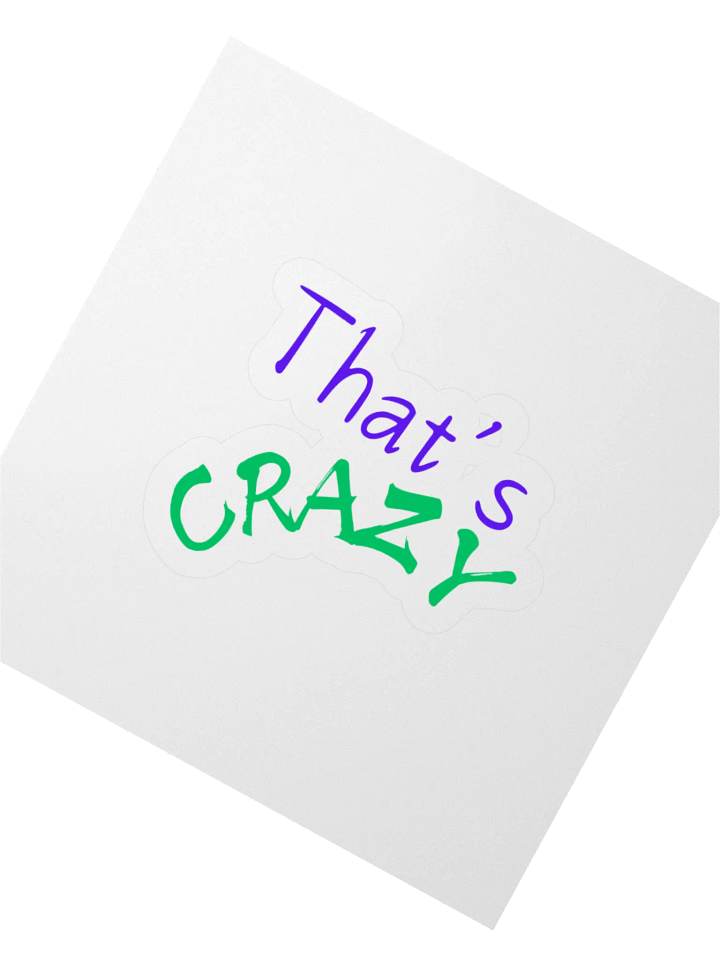 Crazy Sticker product image (2)