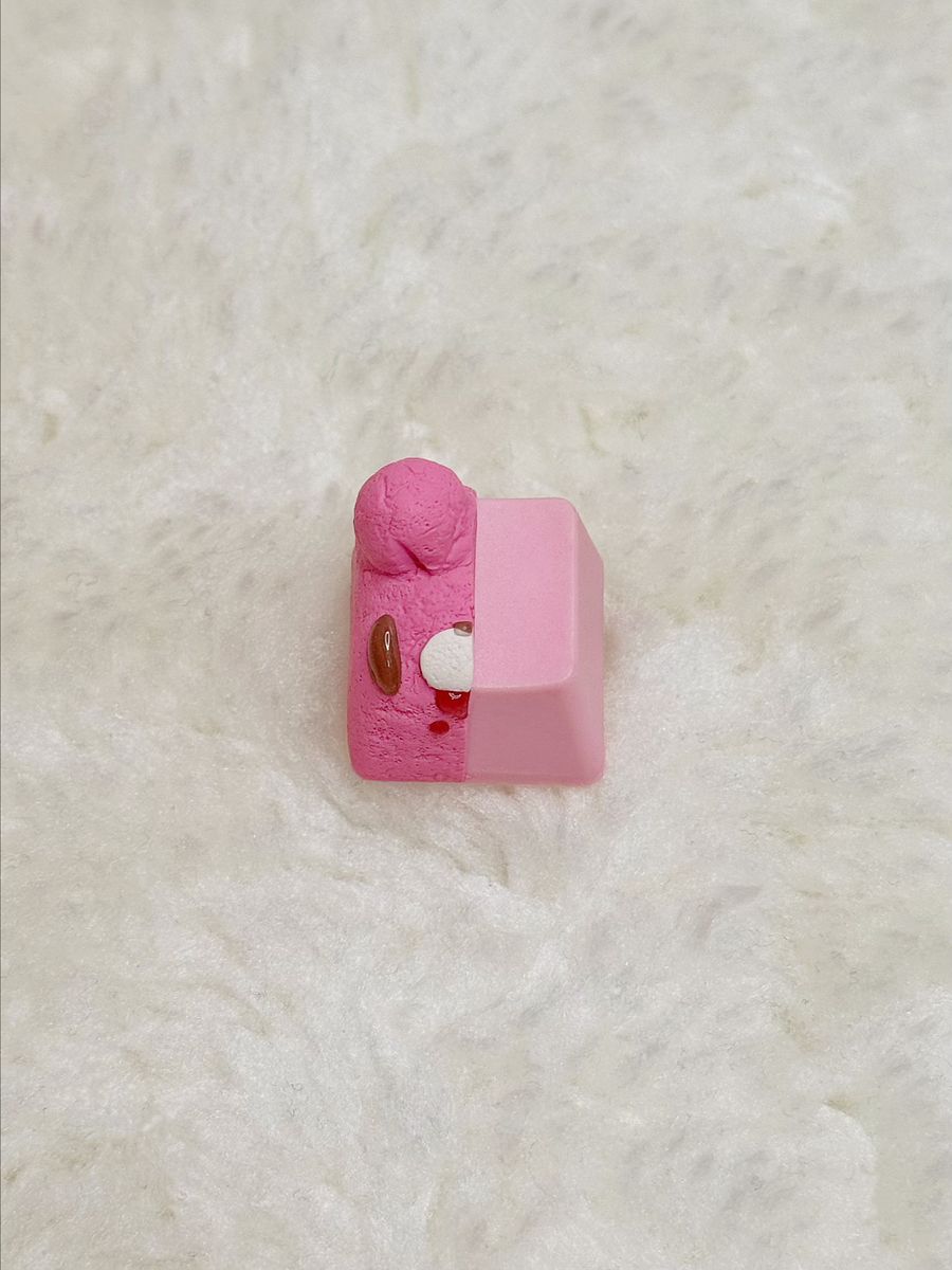 Pink on Pink Gloomy Bear Keycap product image (1)