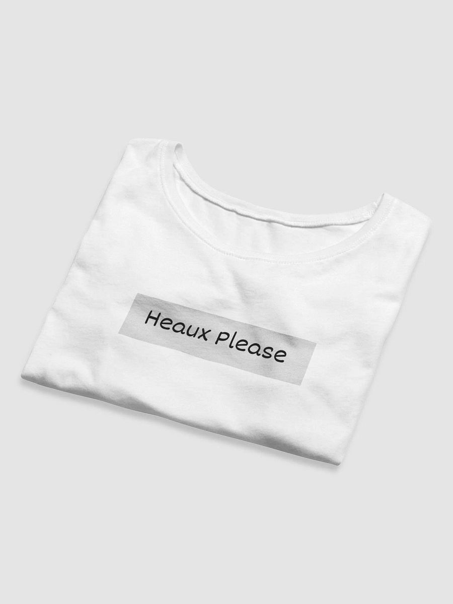 Black & White Phrase Apparel Heaux Please Crop Tshirt product image (8)