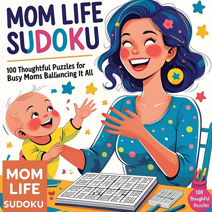 Mom Life Sudoku - 100 Thoughtful Puzzles for Busy Moms Balancing It All product image (1)