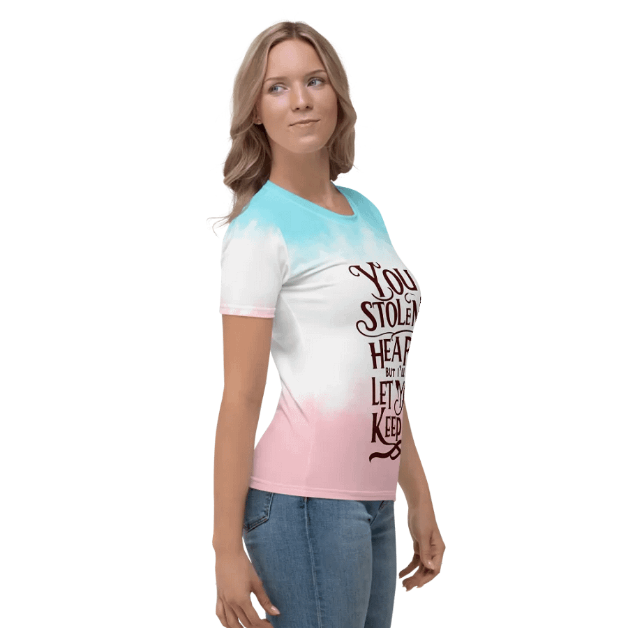 Valentine All-Over Print Women's Crew Neck T-Shirt product image (4)
