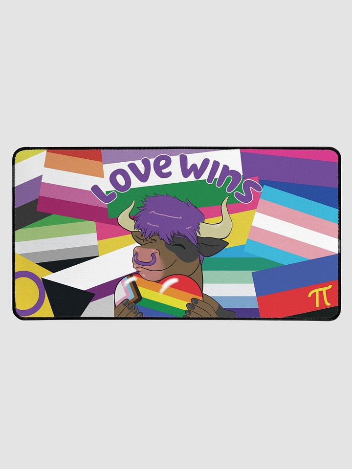 "Love Wins (Pride Flag Edition)" Desk Pad product image (1)