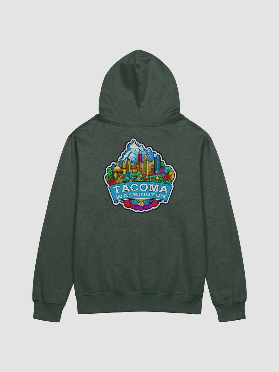 Tacoma Washington - PNW Vibes Cityscape Hoodie product image (4)