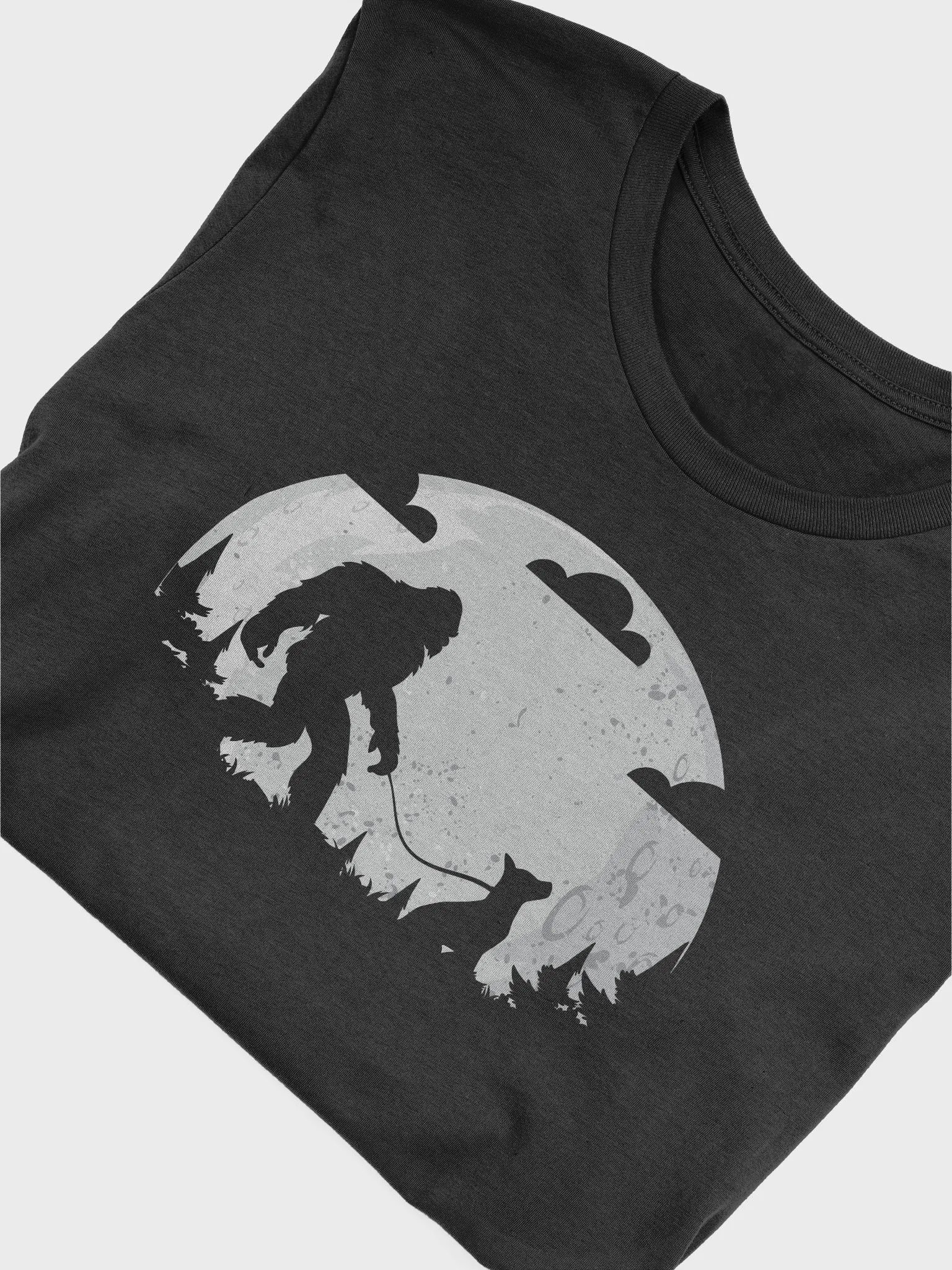 Big Foot Walking His Dog T-shirt product image (1)