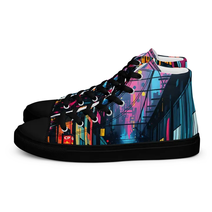 Neon express Men's Canvas High Tops product image (1)