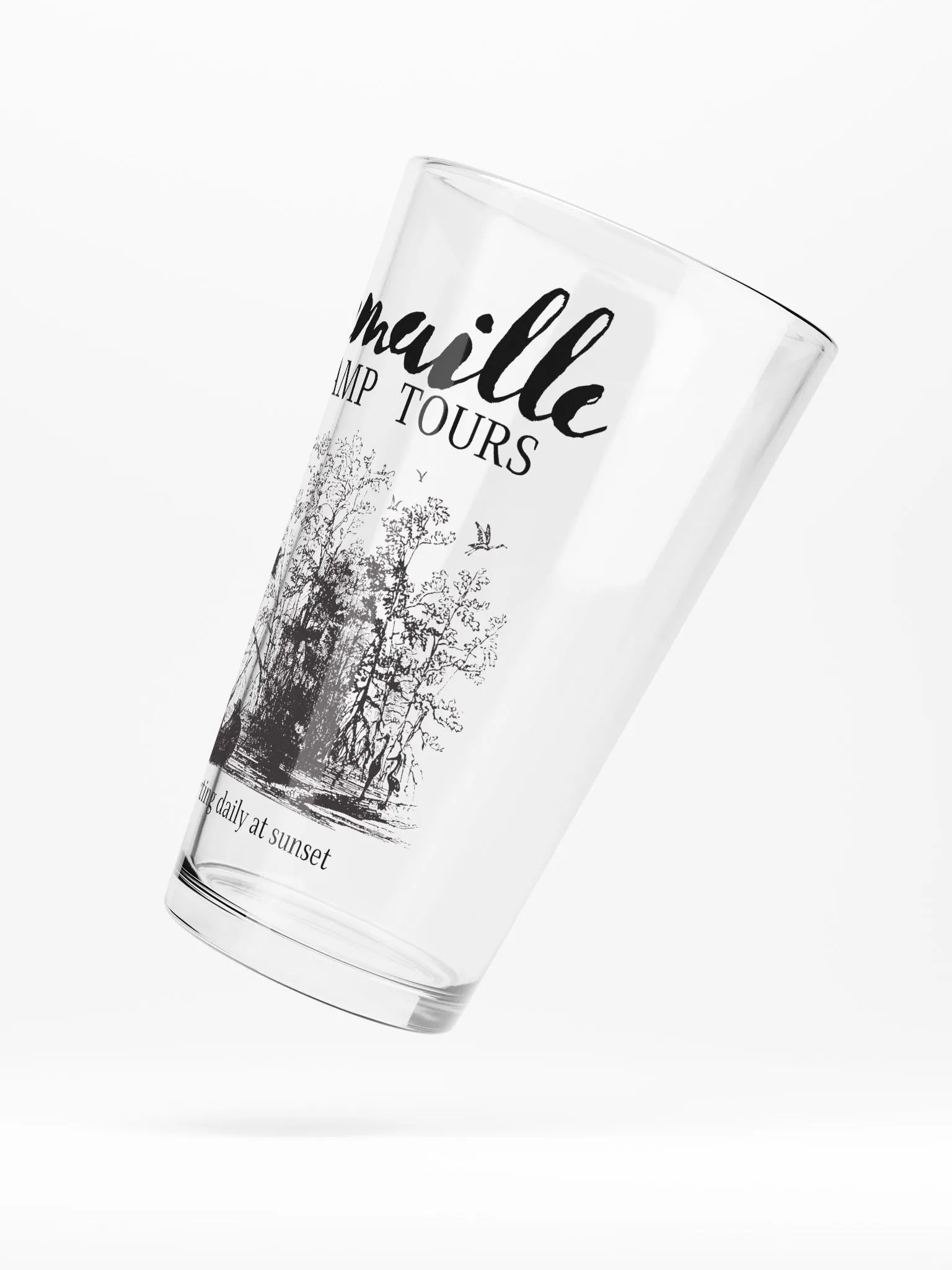 Swamp Tour Shaker Pint Glass product image (5)