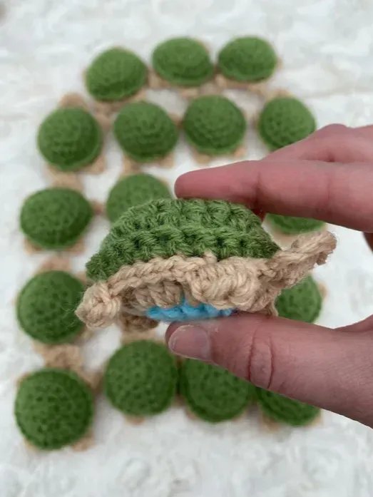 Schildkröten Memory-Spiel Häkelanleitung product image (2)
