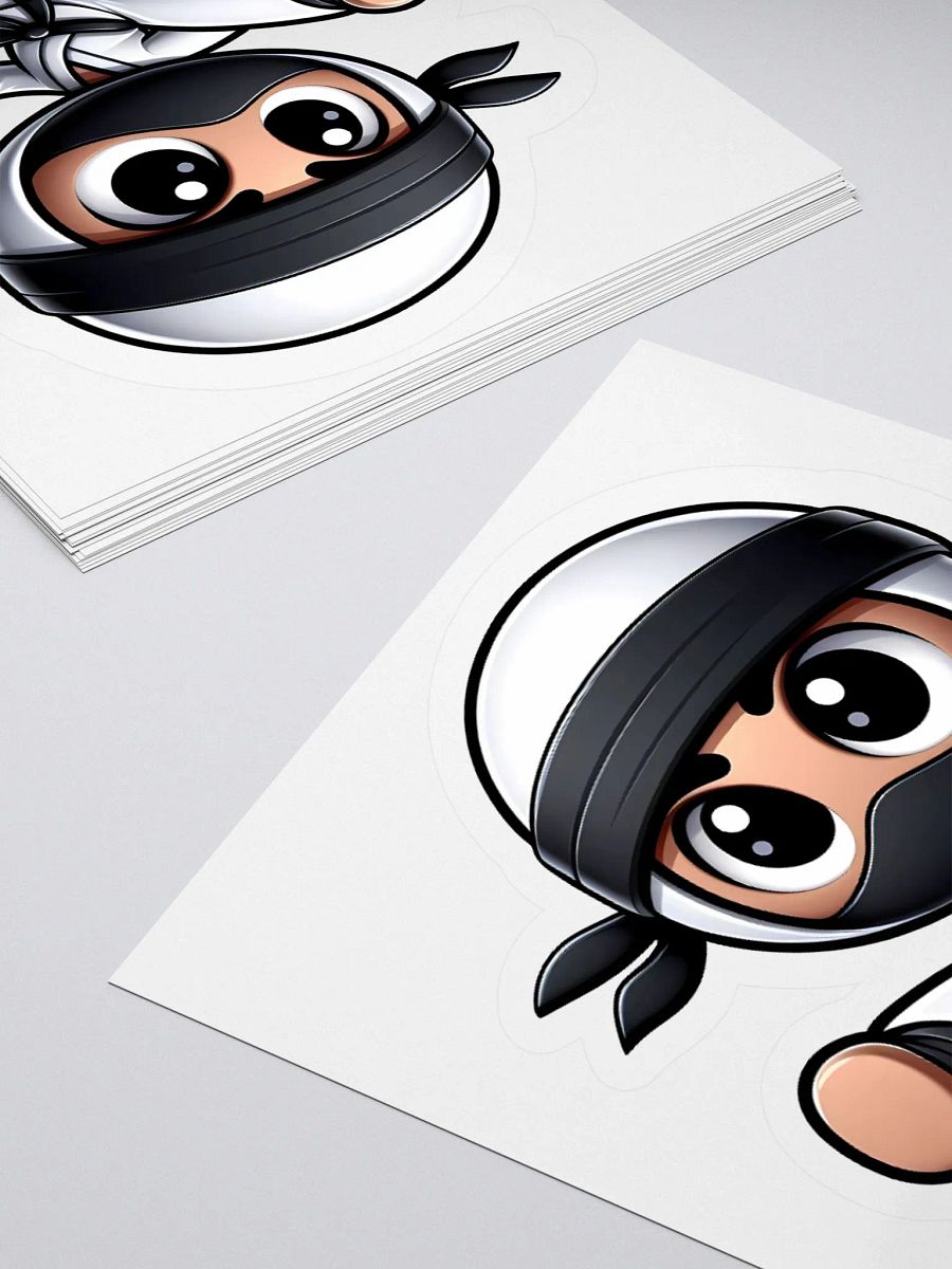 Cute Ninja Sticker v2 product image (12)