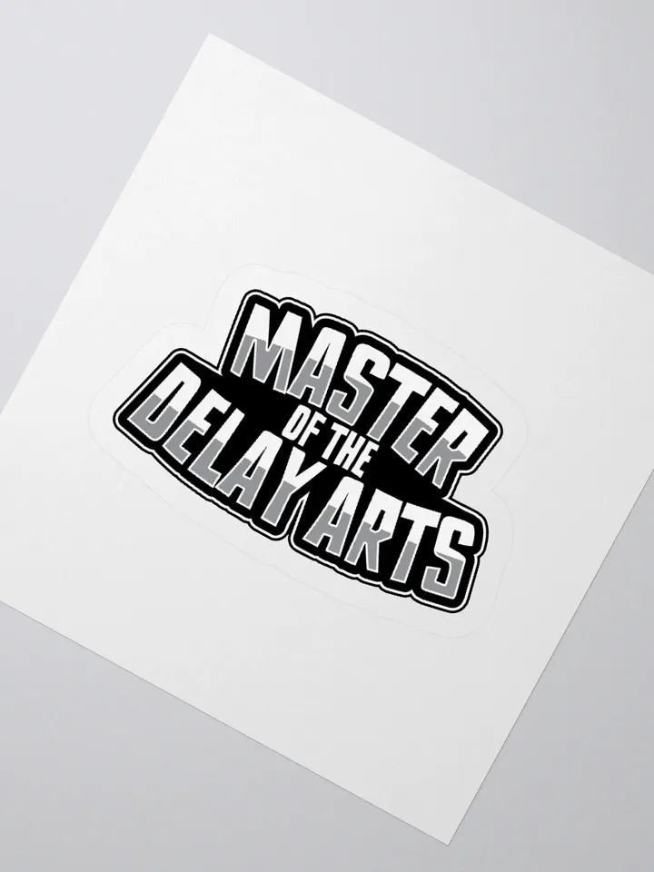 Master of the Delay Arts – Funny Gamer Sticker product image (4)
