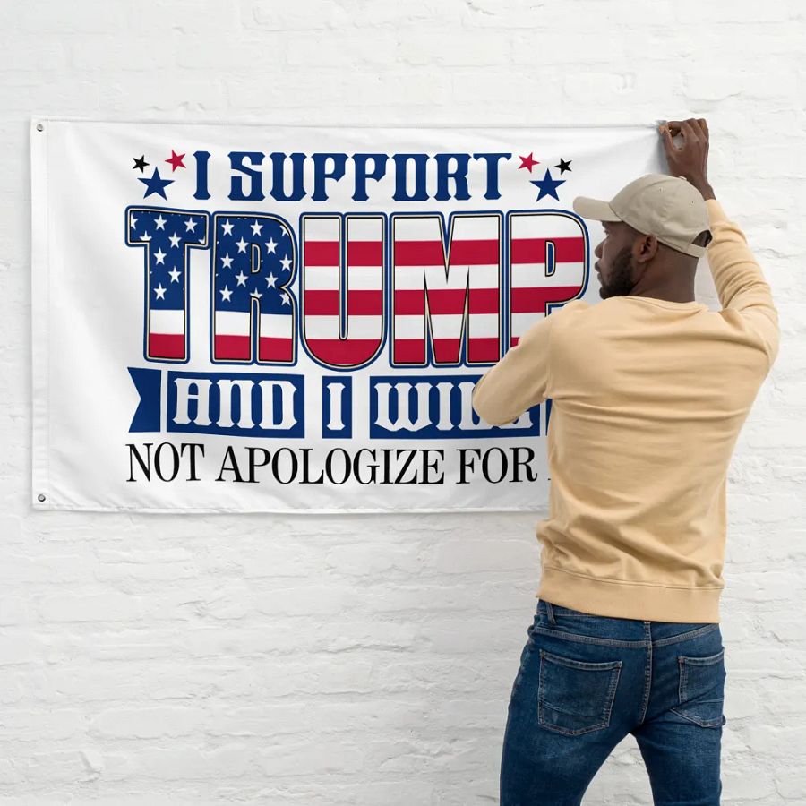 Patriotic Statement All-Over Print Flag product image (11)