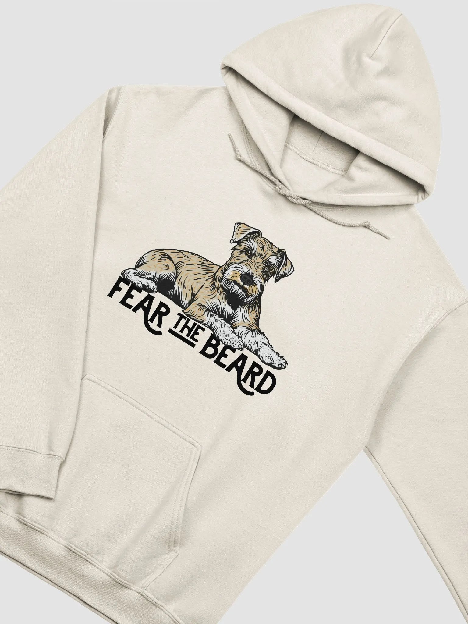 Fear the Beard Hooded Sweatshirt of a Schnauzer(Wheaten) | Funny Hoodie for Bearded Dog Paw-rents product image (22)