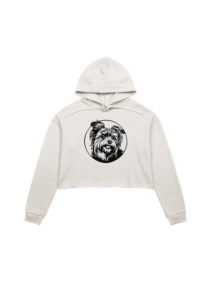 Adorable Yorkie Dog Crop Hoodie – Perfect for Dog Lovers product image (2)