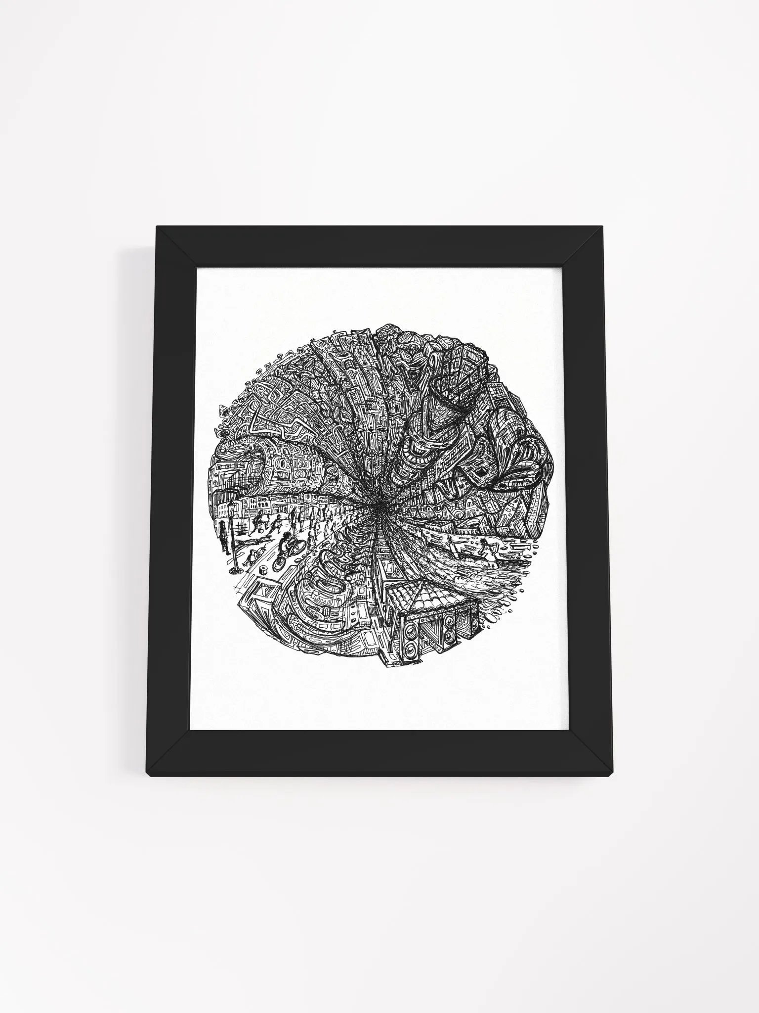 "Bicycle Day" Framed Print product image (1)