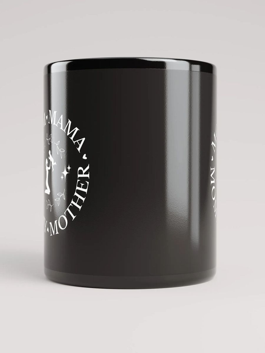 Mom, Mama, 1st Mothers Day Black Glossy Ceramic Mug product image (5)