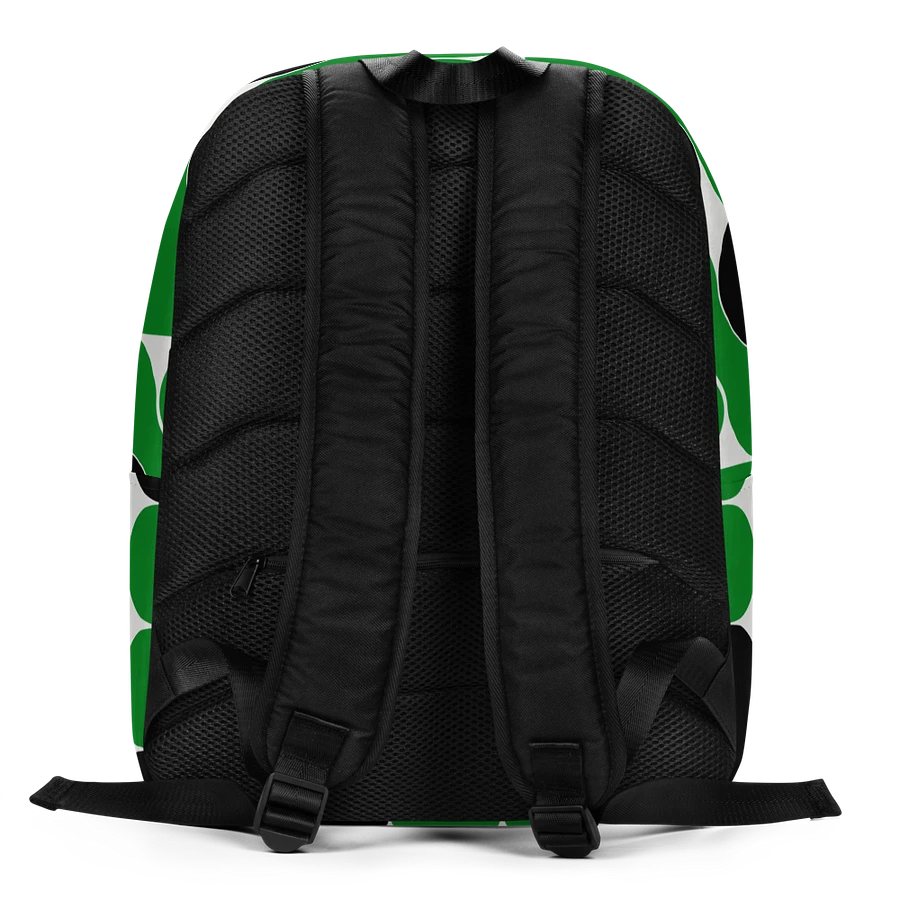 Green & Black Circles All-Over Print Minimalist Backpack product image (4)