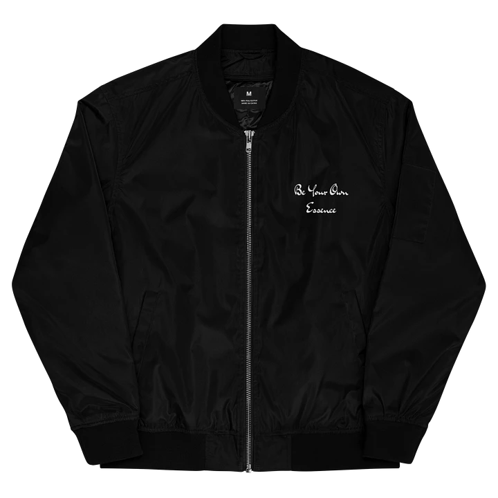 Minimalist Unisex Monochrome Bomber Jacket product image (1)