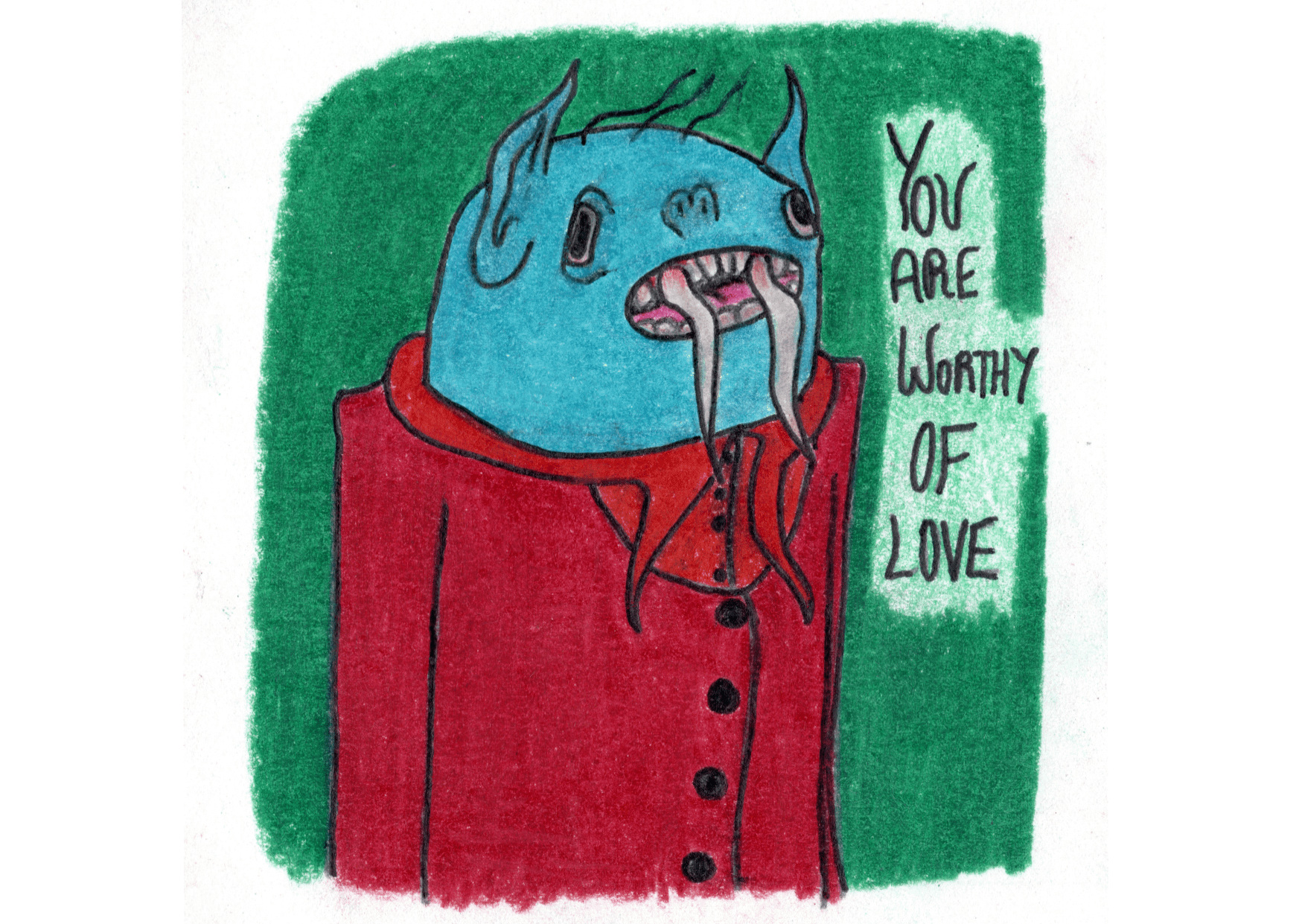 A6 Print! You Are Worthy Of Love product image (1)