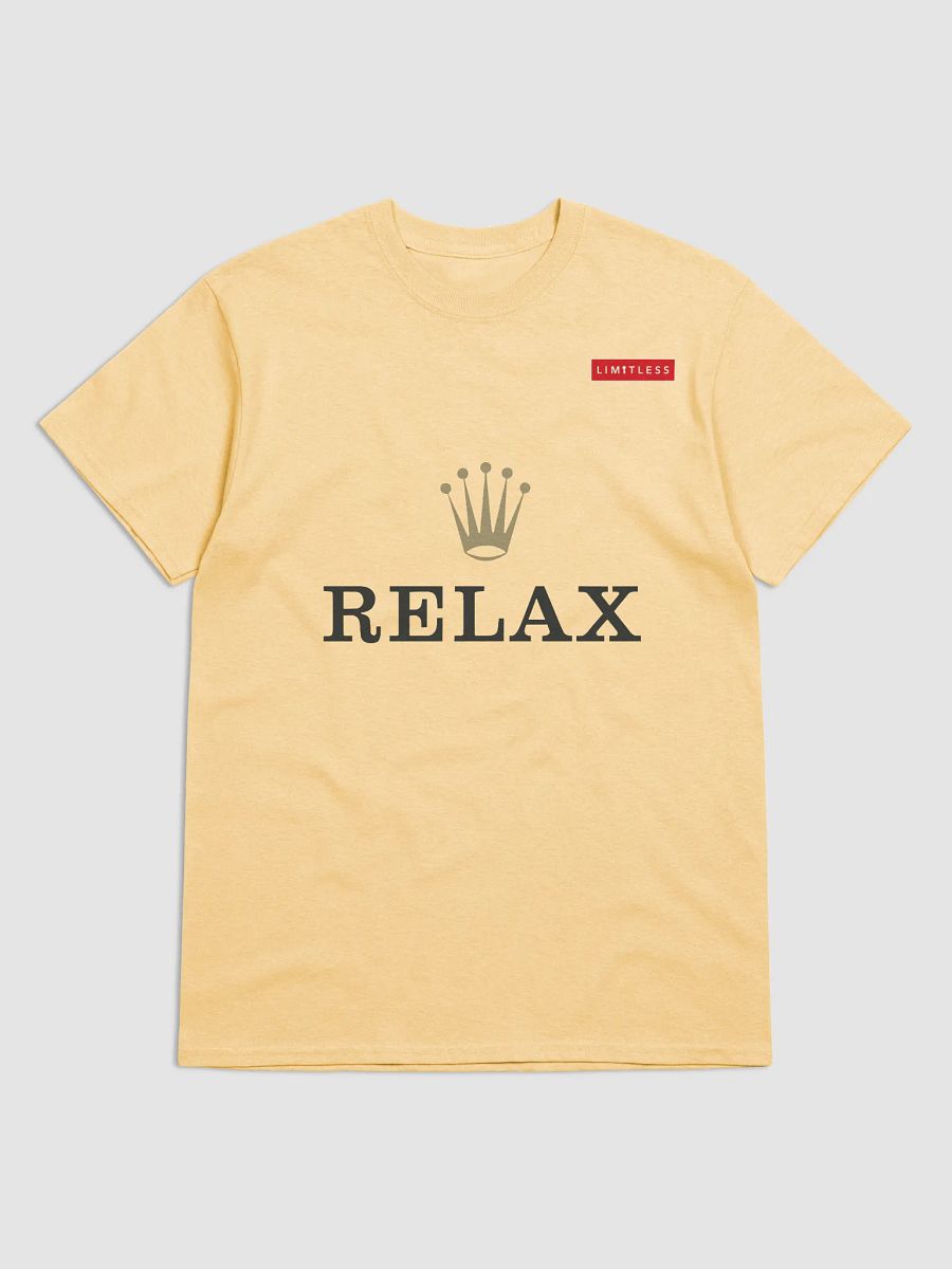 RELAX Parody T-Shirt – Rolex-Inspired Luxury Satire by Limitless Vibe product image (3)