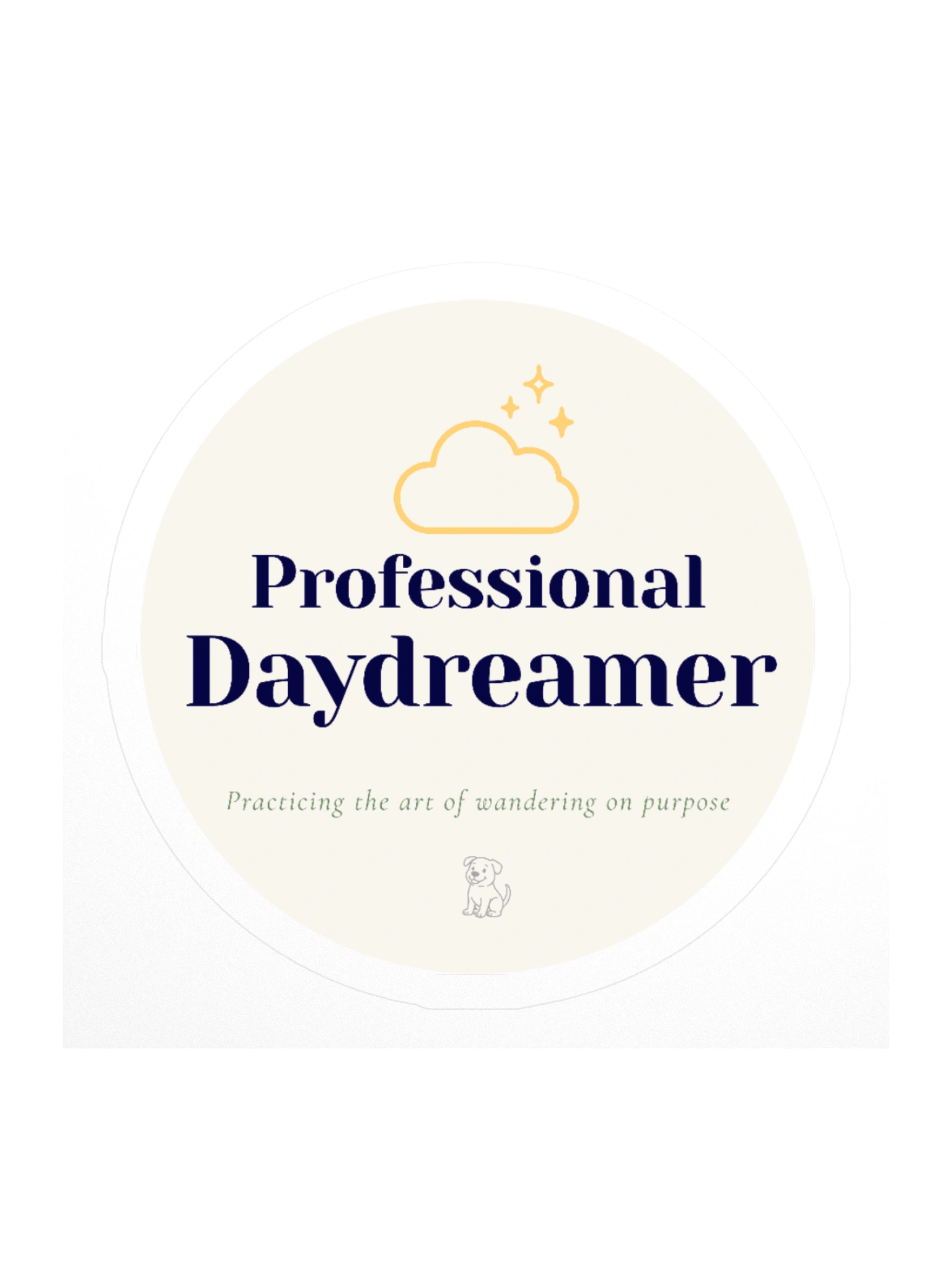 Professional Daydreamer Sticker product image (2)