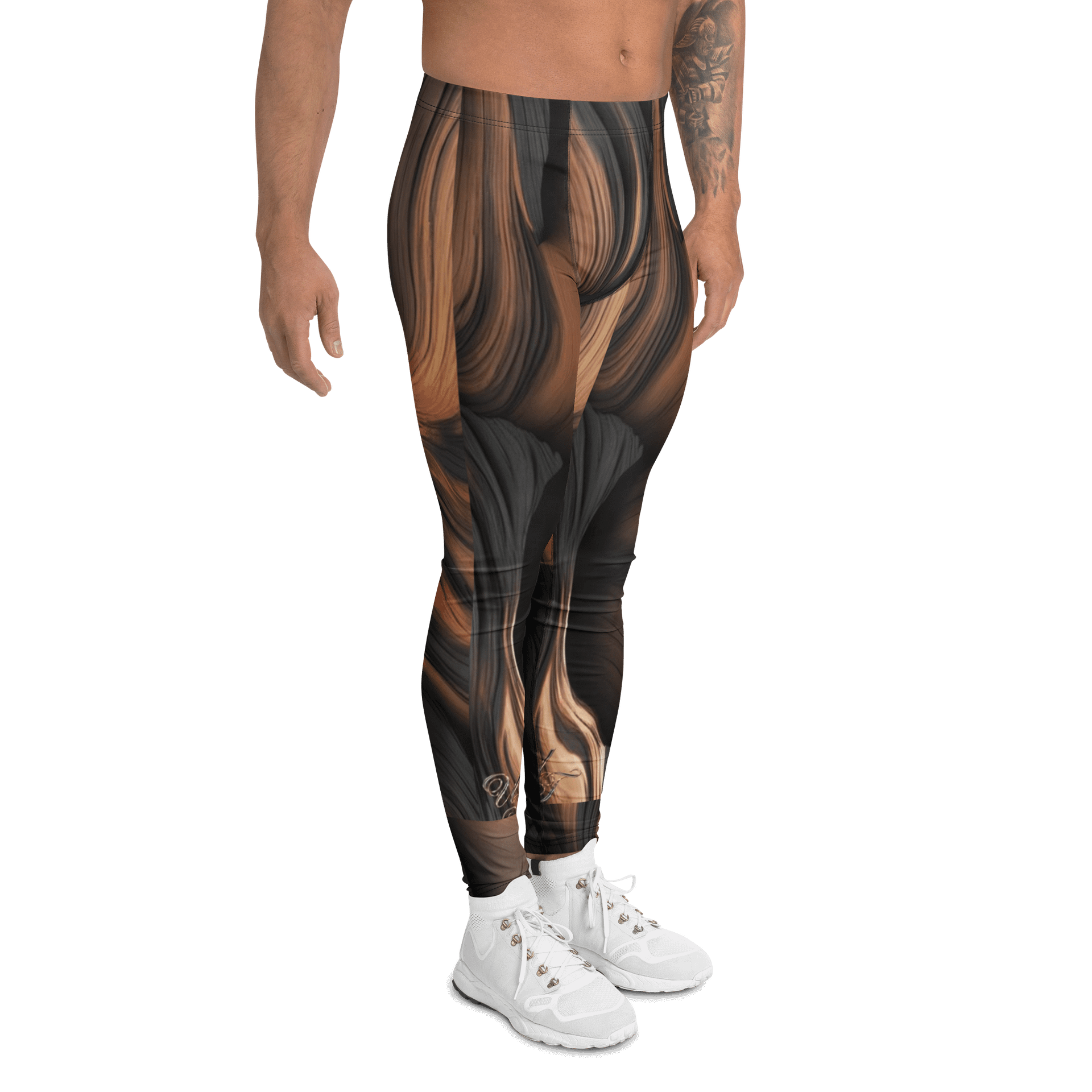 Marble Swirl Art Print Men's Leggings product image (3)