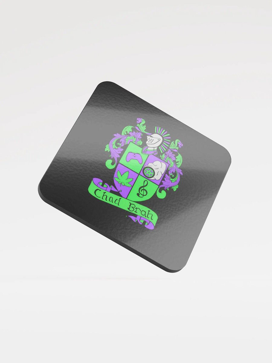 Chad Brah Crest Cork Coaster product image (1)