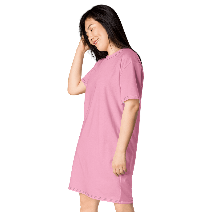 Oversized T-Shirt Dress - Sweet Cotton Candy, Sizes 2XS-6XL product image (3)