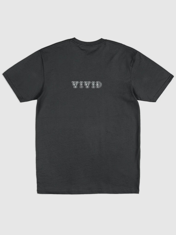 vivid black unisex t-shirt product image (2)