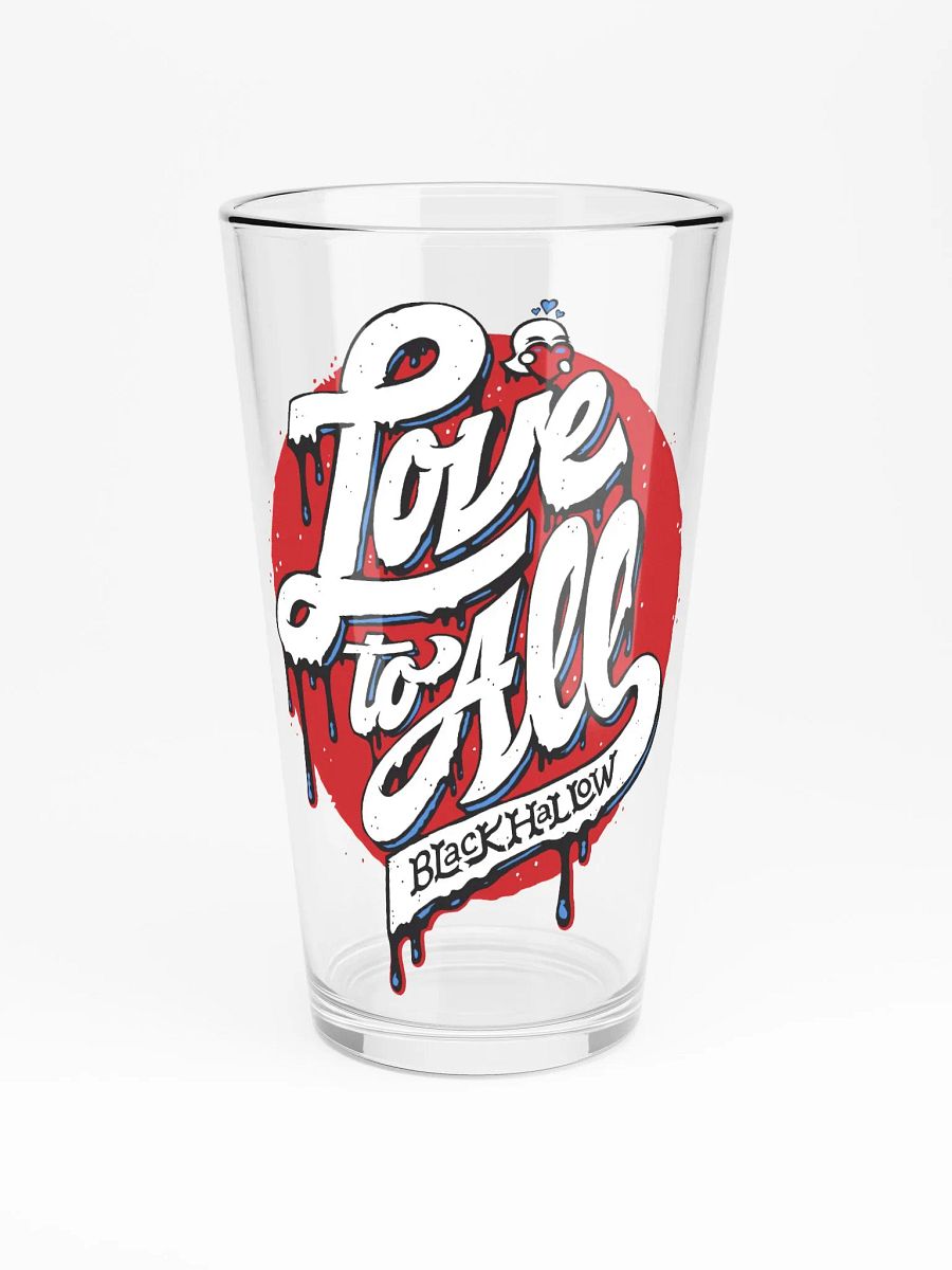 L2A Red Splash Shaker Pint Glass product image (3)