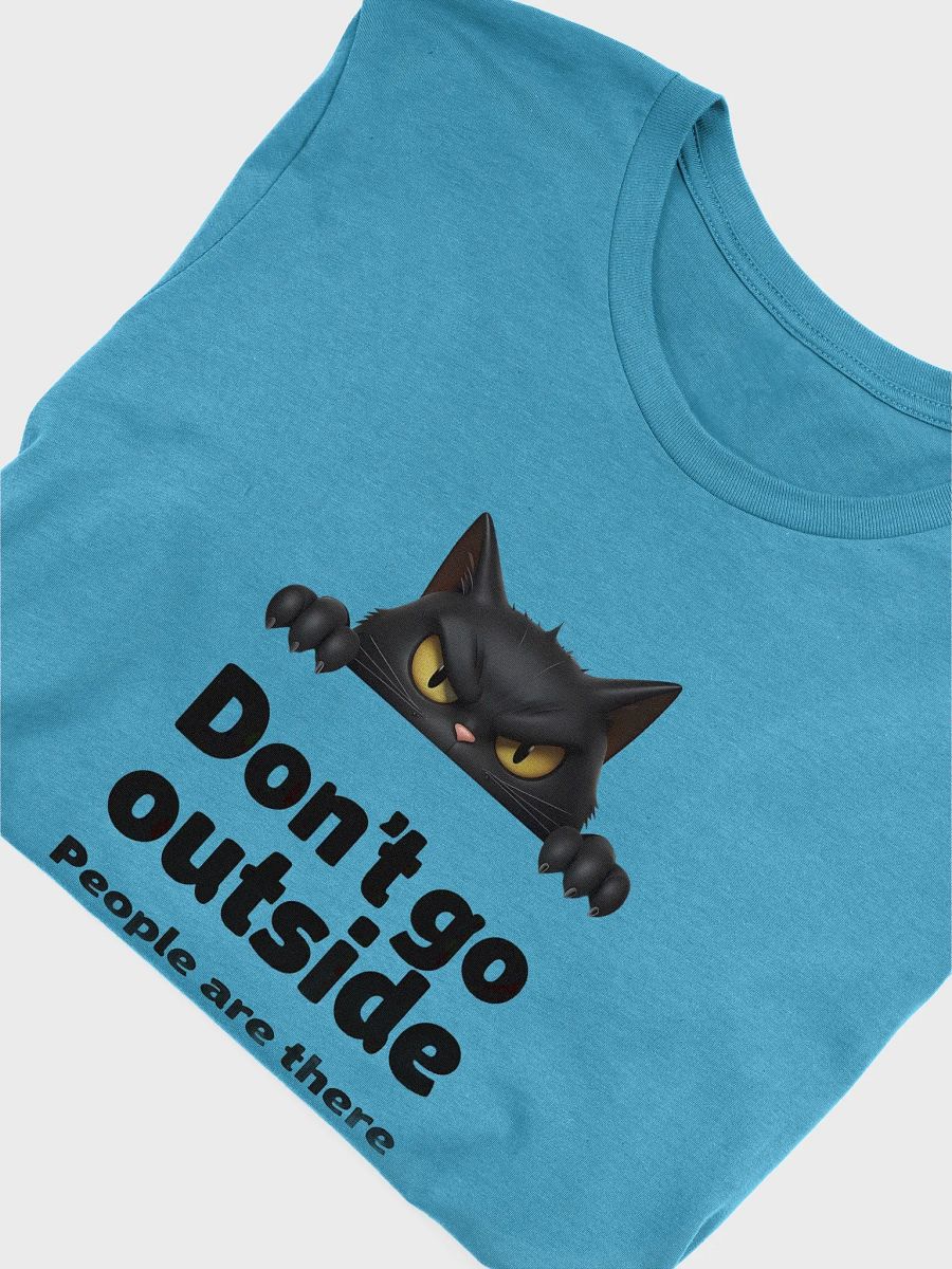 Peekaboo Cat Warning Tee product image (53)