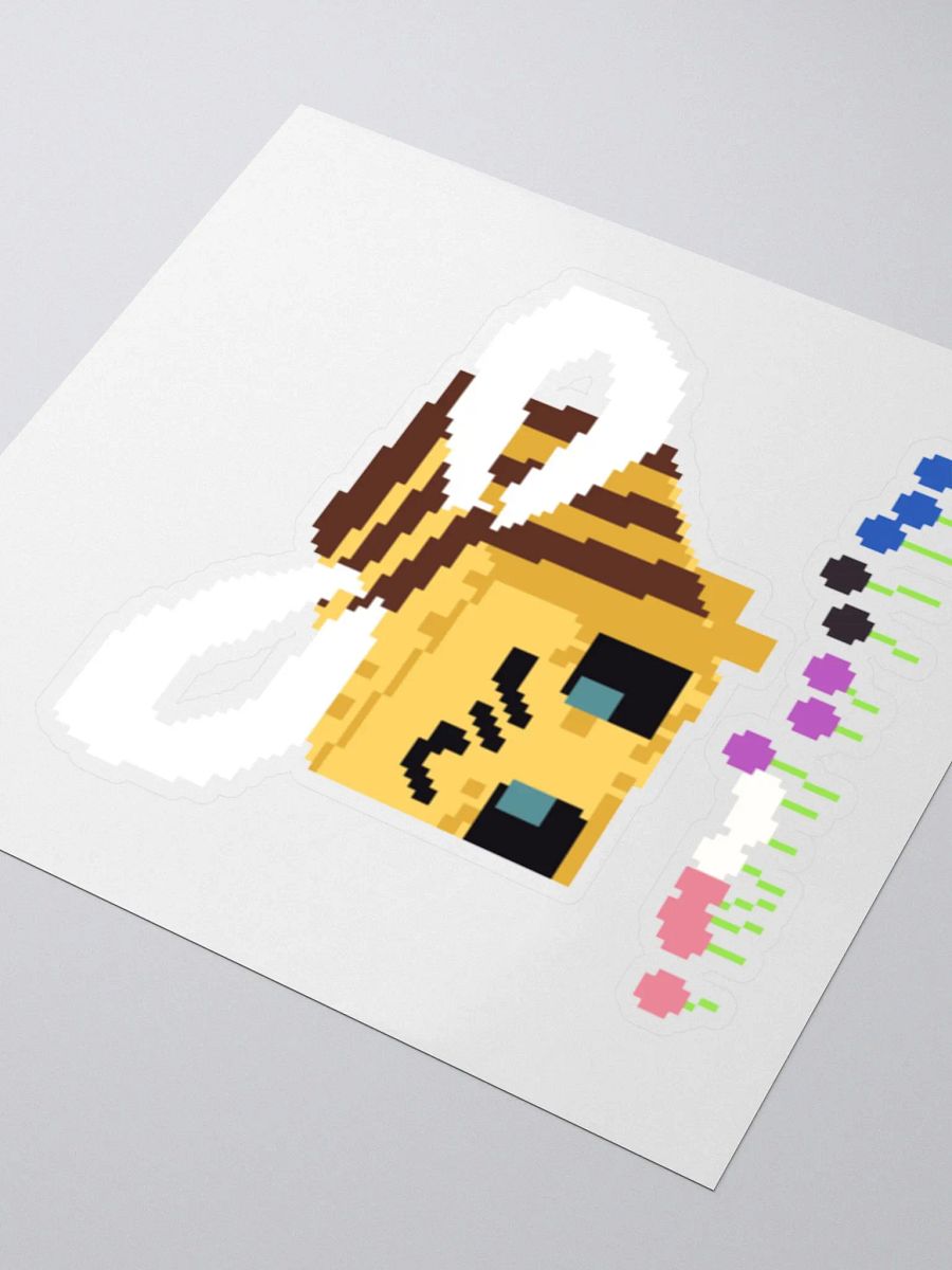 Minecraft bee sticker (genderfluid) product image (3)