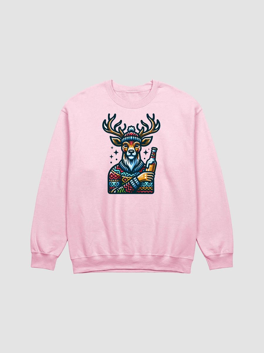 Festive Deer Crewneck Sweatshirt product image (1)