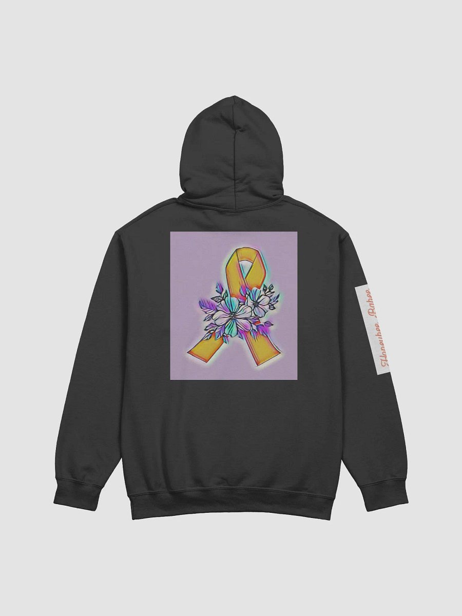 purple flower ribbon hoodie product image (16)