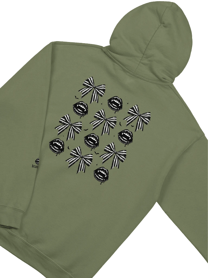 goth coquette hoodie product image (2)