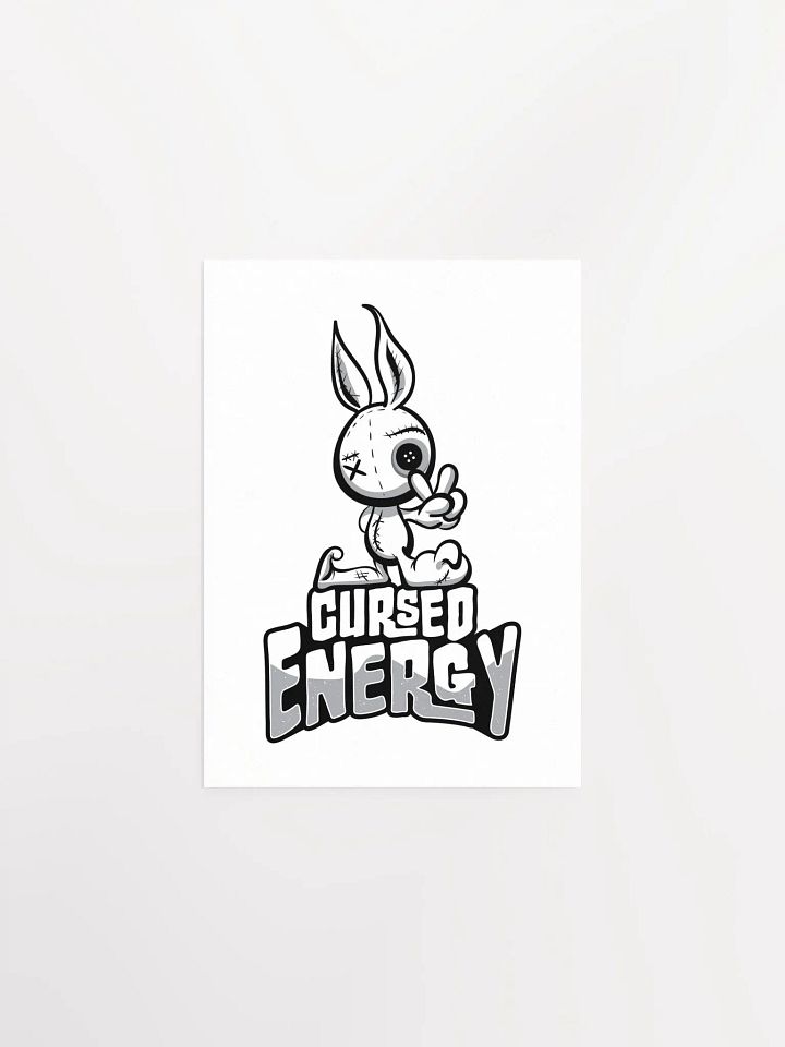 Cute & Creepy "Cursed Energy" Voodoo Doll Poster product image (4)