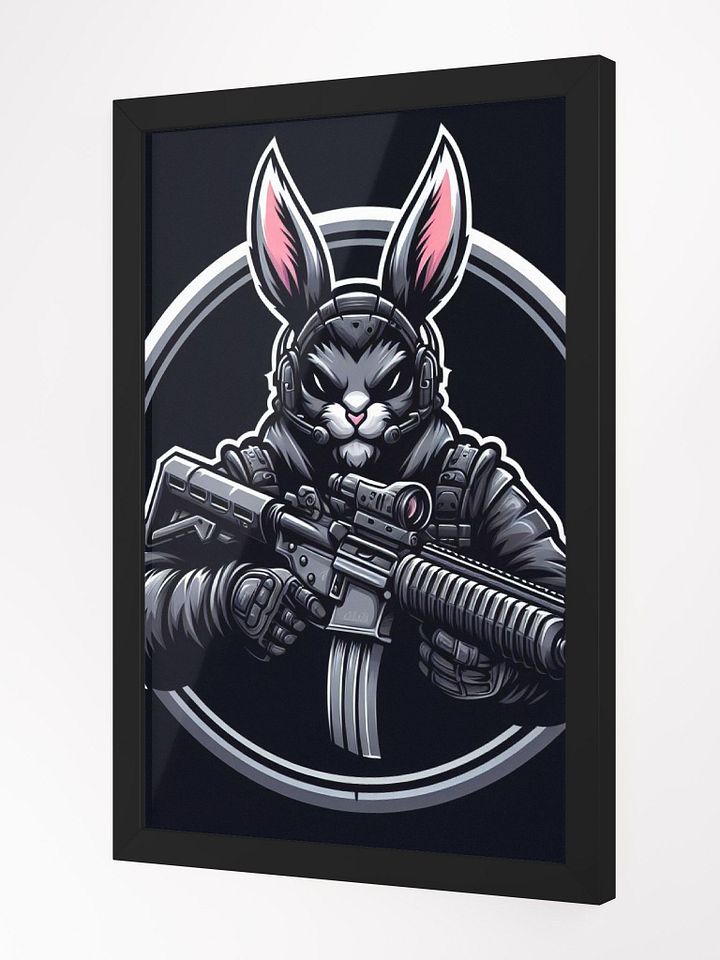 badass rabbit poster product image (2)