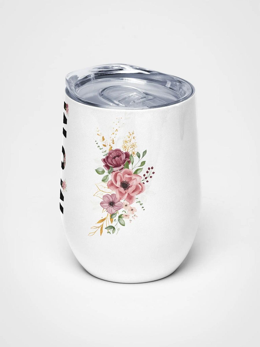 Floral Mom Life Wine Tumbler product image (5)