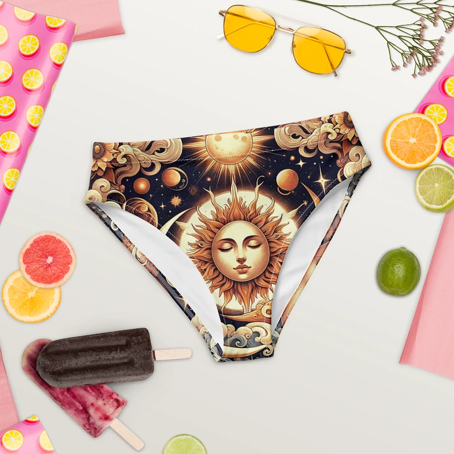 All-Over Print Recycled High Waisted Bikini Bottom product image (8)