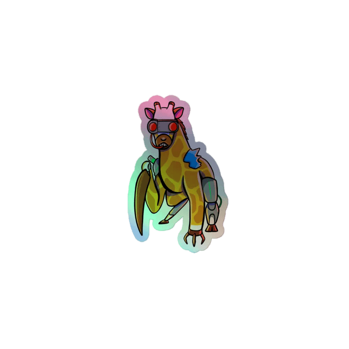 Giraffularity Holo Sticker product image (1)