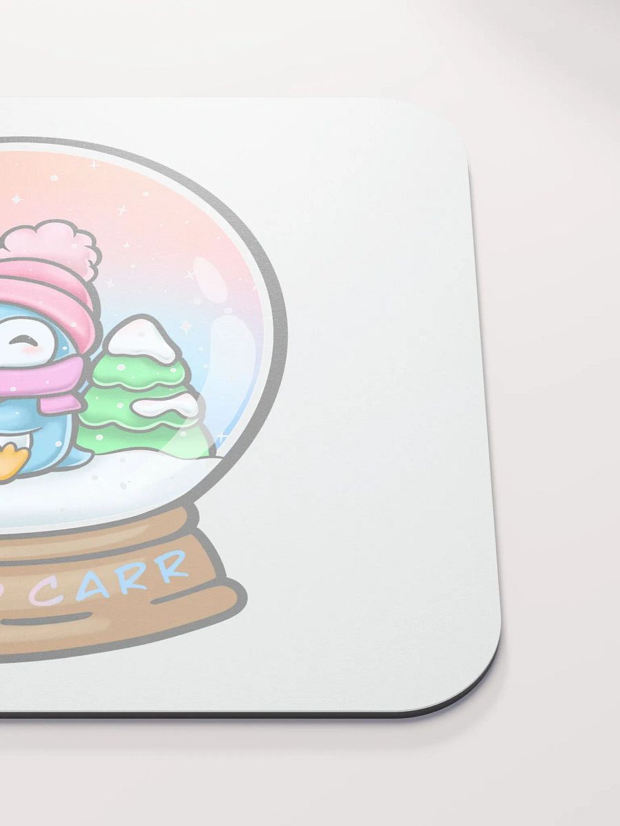 Ice Cold Snow Penguin Globe Mouse Pad product image (6)