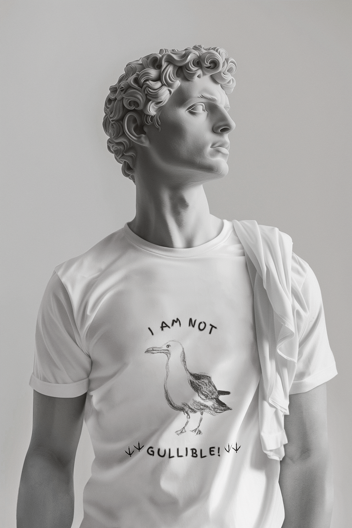 I am not Gullible Heavyweight T-shirt product image (1)