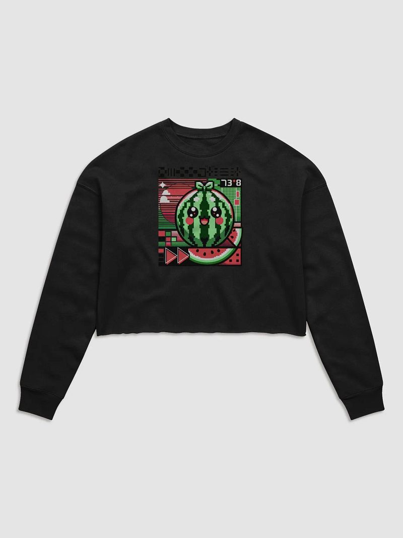 Anime Melon Long Sleeve Crop Top