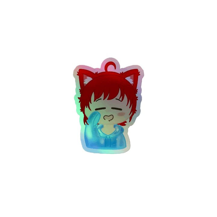Sleepy Void Kitty - Holographic Sticker product image (1)