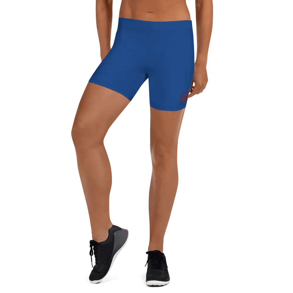 No Quit Club- Blue Bike Shorts product image (7)