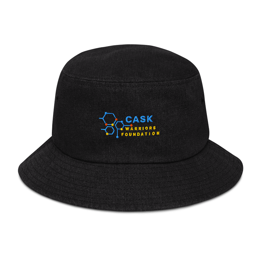 “Shield the Sun, Share the Fight” – CASK Warriors Denim Bucket Hat product image (1)