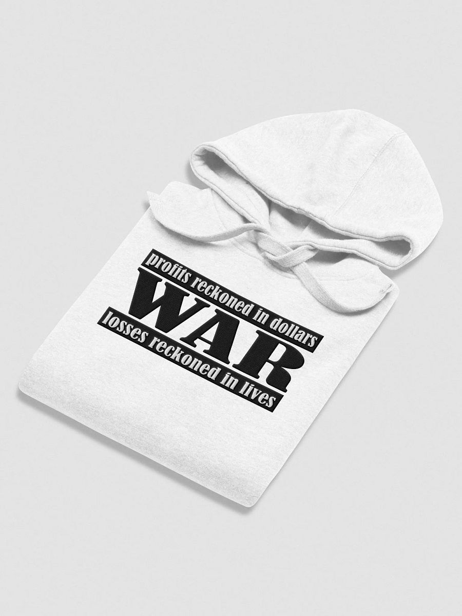 The Cost Of War - Cotton Heritage Unisex Premium Hoodie (EMBROIDED) product image (4)