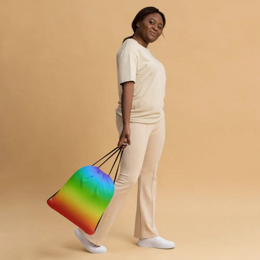 Rainbow Drawstring Bag product image (3)