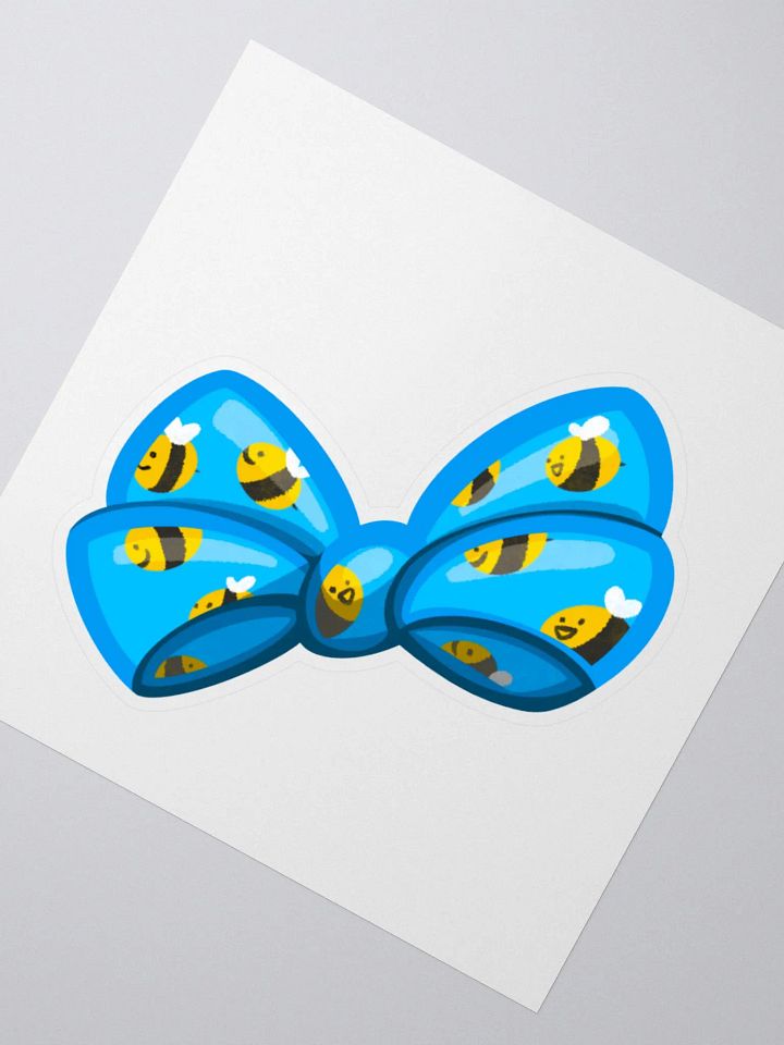 Sheik's Whimsical Bee Bow Sticker product image (6)