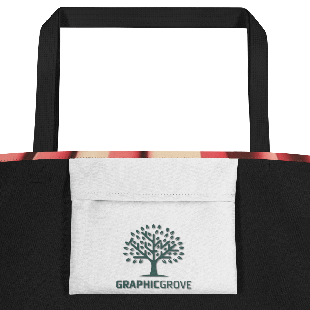 All-Over Print Large Tote Bag with Pocket - Graphic Grove product image (2)